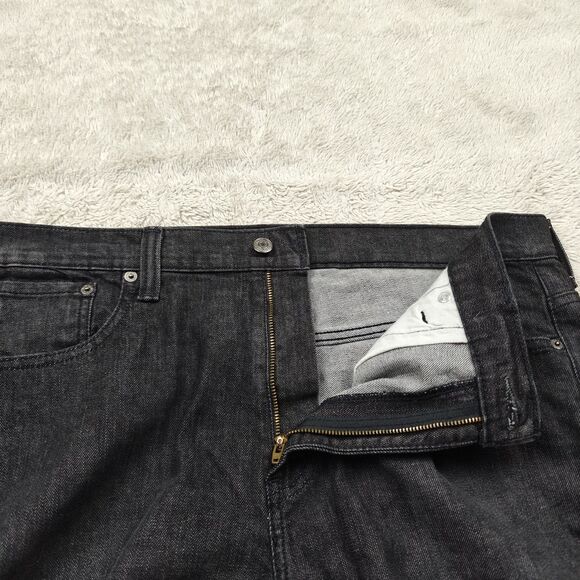 Levi's 520 Taper Jeans 34x30 Dark Gray Stretch Slim Straight Retro - Picture 4 of 10